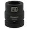 Dynamic 1" Drive Standard Socket, Black Phosphate, Tools 1-1/8" X 1" Drive, 6 Point Standard Length D025336 - alternate 1